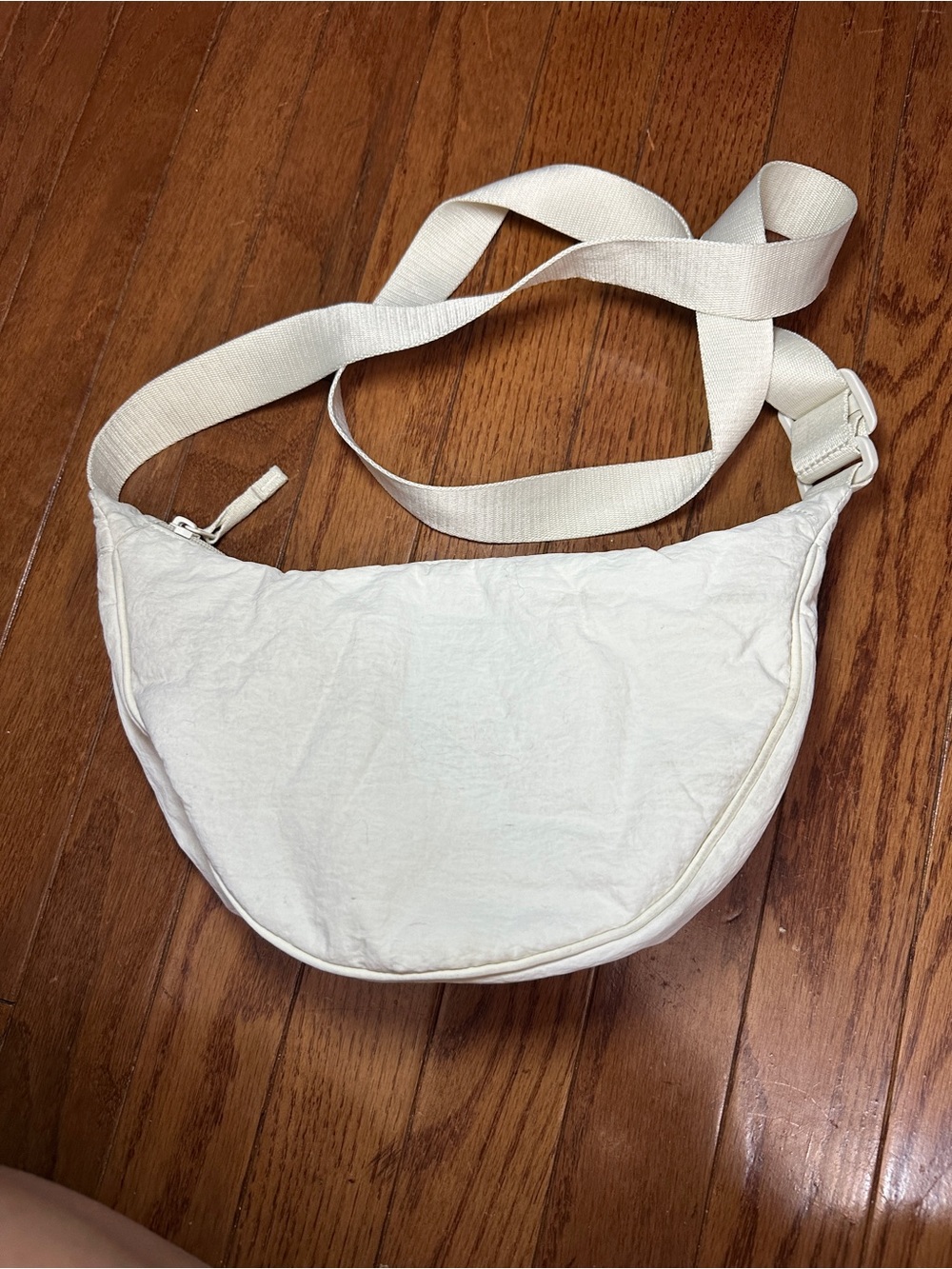 Uniqlo Cream Crescent Crossbody Bag